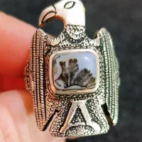 انگشتر شجر رکاب عقاب کاره دست عتیقه