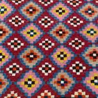 گلیم دست باف|گلیم، جاجیم، گبه|اصفهان, بهرام‌آباد|دیوار