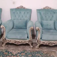 مبل ۷نفره آبی