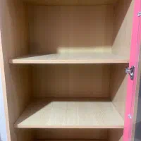 ست تخت و کتابخانه MDF صورتی نوجوان|تخت و سرویس خواب|تهران, سبلان (لشگر)|دیوار