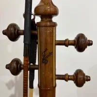 کمانچه استخوان کاری کاکاوند|سازهای سنتی|خرمآباد, |دیوار