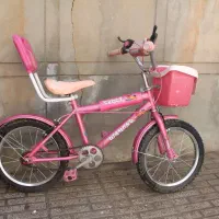 دوچرخه ۱۶ صورتی دخترونه|دوچرخه، اسکیت، اسکوتر|کرمانشاه, |دیوار