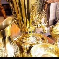 سماور ذغالی کلاسیک .|کلکسیون اشیاء عتیقه|شاهین‌شهر, خانه کارگر|دیوار