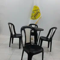 صندلی پلاستیکی مدل sina20 میز تاشو قطر 78