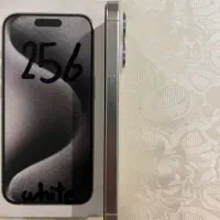 گوشی ایفون 15pro white 256 ZAA 100% بدون نقطه و خط|موبایل|تهران, پاسداران|دیوار
