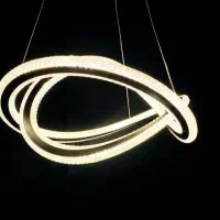 لوستر لاینی کریستالی|لوستر و چراغ آویز|کرج, دهقان ویلا|دیوار