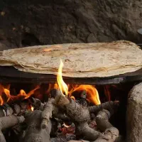 دیم سبوس محلی خانگی کامل تازه خشک سبوس‌دار دار نان