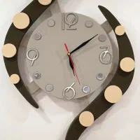 ساعت دیواری ارام گرد با موتور تایوانی