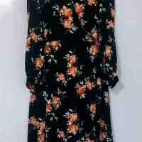 پیراهن حریر بلند قواره دار