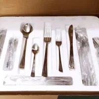 سرویس (آک ) 45 پارچه قاشق و چنگال استیل برند دُرسا