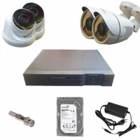 ست تکمیل دوربین مداربسته با تجهیزات کامل