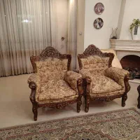 ست مبلمان و ناهارخوری سلطنتی منبت کاری خاص