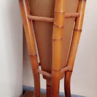 گلدان چوبی مناسب برای کنار سالن وگلهای بلند|گل مصنوعی|بناب, |دیوار