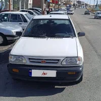 پراید سفید مدل۸۶ رینگ اسپرت دوگانه کارخانه.