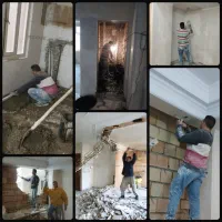 گچ کا ر گچبری بنایی تخریب بازساز ی تعمیرات خردکار|خدمات پیشه و مهارت|فیروزکوه, |دیوار