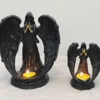 ست جا شمعی فرشته و جاعودی|مجسمه، تندیس، ماکت|بهبهان, |دیوار