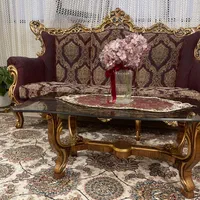مبلمان استیل ۹نفره با ویترین اشانتون