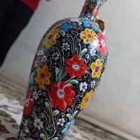 کوزه طرح گل دست ساز|صنایع دستی و سایر لوازم تزئینی|قم, ارم|دیوار