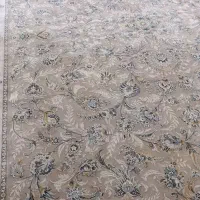 یک تخته فرش ۱۲ متری قیطران گل برجسته افشان