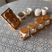 ست پاسماوری و ادویه و روغن ریز بامبو|ظروف پختوپز|ارومیه, |دیوار