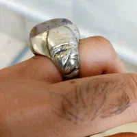 انگشتر خطی فاخر رکاب درویش|جواهرات|خمینی‌شهر, |دیوار