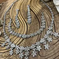 سرویس نقره ۹۲۵ آبکاری طلاسفید ۳۶گرم عینا مشابه طلا|بدلیجات|همدان, |دیوار