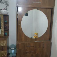 کمد سه تیکه و میز آرایش به همراه آینه ریلی