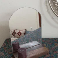 آینه‌ی‌سفره‌ی‌‌هفت‌سین‌‌و‌سایل ‌چوبی‌