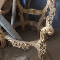 سرویس خواب چوبی ، کنسول ، ویترین ، مبل تک سلطنتی|بوفه، ویترین، کنسول|رباط‌کریم, رباط‌کریم|دیوار