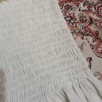 شومیز سفید مجلسی تمام چین|لباس|قم, شاه سید علی|دیوار