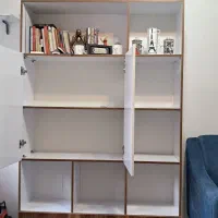 کتابخانه mdf|کتابخانه، شلف، قفسه‌های دیواری|سنندج, |دیوار