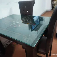 میزو صندلی غذاخوری سه نفره|میز و صندلی غذاخوری|میانه, |دیوار