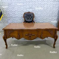 مبلمان اداری میز مدیریت کلاسیک/ست رو میزی