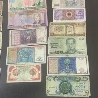 اسکناس خارجی و پهلوی تک برگ