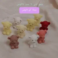عروسک  عروس و داماد دونه ای ۲۵۰و شمع های زیبا|اسباب‌بازی بچه|قم, شهرک امام حسین|دیوار
