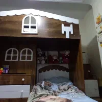 تخت کلبه ای کم جا نو
