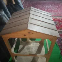 قفس چوبی طرح کلبه ای نو نو