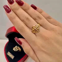 انگشترهای طلاروس طرح لیلیوم کپی طلا|بدلیجات|مشهد, احمدآباد|دیوار