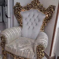 مبل سلطنتی ۹ نفره به همراه عسلی|مبلمان خانگی و میز عسلی|ملارد, |دیوار