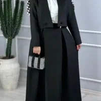 کت و دامن مشکی نو نو مجلسی مانتو لباس|لباس|قم, صفائیه|دیوار