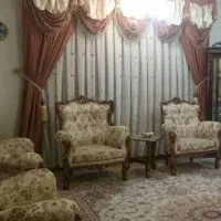 پرده فلت ۴ متری با چوب پرده و گل میخ سالم|پرده، رانر، رومیزی|کرمانشاه, |دیوار