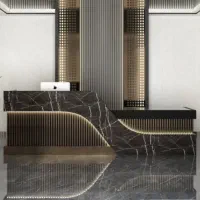 کانتر  پزیرش منشی پیشخوان رگال تخته شیار دار