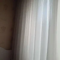 دو عدد پرده حریر ساده|پرده، رانر، رومیزی|تهران, شهرک طالقانی|دیوار