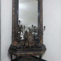 آینه وشمعدان وساعت تمیز