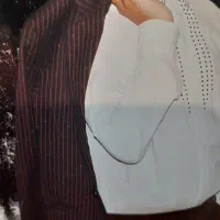 کت وشلوار مجلسی با پیراهن سفید نگین دارپسرانه