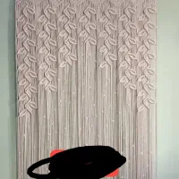 پرده مکرومه به صورت اختصاصی بافته میشه