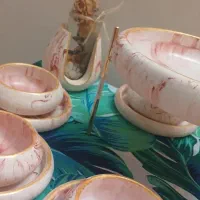 ظرف آجیل خوری ،پیاله پیشدستی،گلجا ظرف هفت سین سبزه