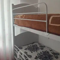 تخت دوطبقه در حد نو|تخت و سرویس خواب|زرندیه, |دیوار