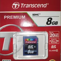 کارت حافظه SDHC ترنسند ظرفیت 8 گیگابایت کلاس 10