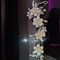 مو مصنوعی،و سنجاق کار شده و تاج|زیورآلات و اکسسوری|چاف و چمخاله, |دیوار